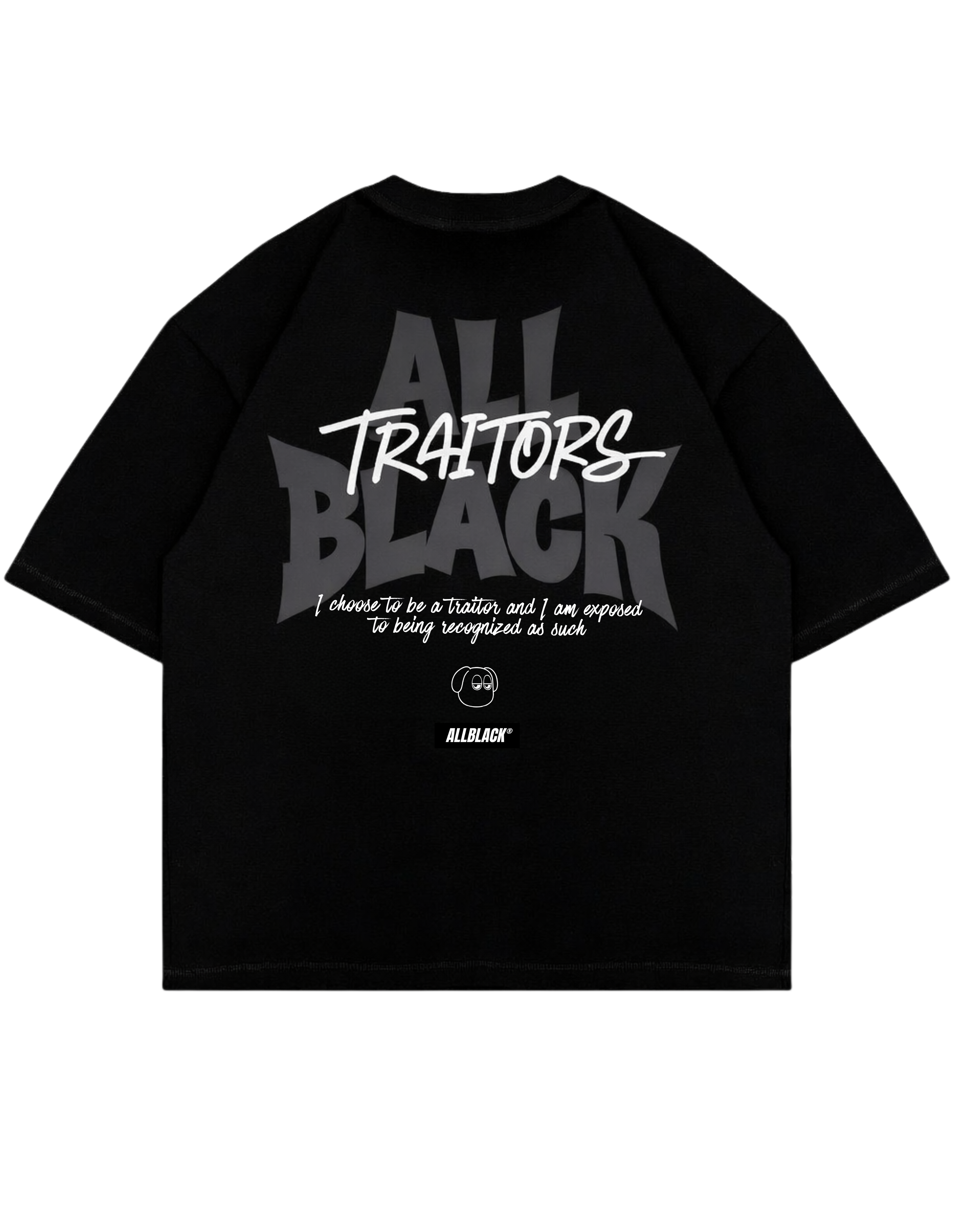 ALLBLACK TRAITORS OVERSIZE T-SHIRT